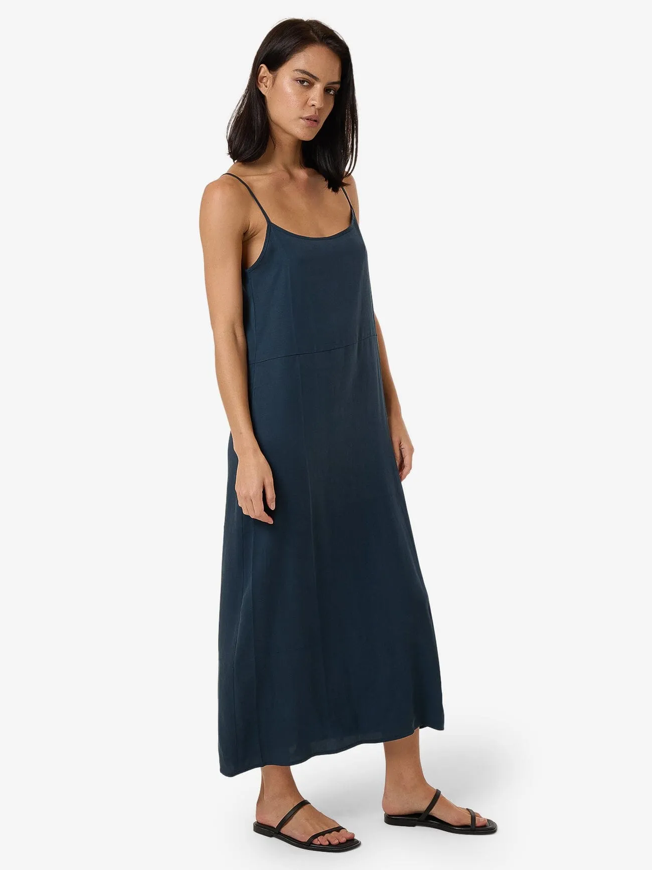 Breezy Slip Dress - Dark Slate