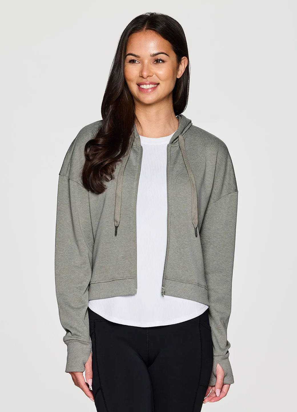 Brooke Daily Cropped Hoodie Jacket