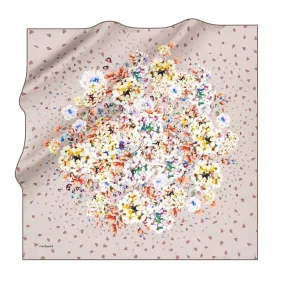 Cacharel Confetti Floral Silk Scarf No. 31