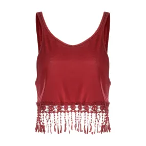 Camisole Camisole Multicolor Fringed Bottoming Shirt