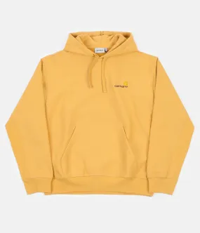 Carhartt American Script Hoodie - Winter Sun