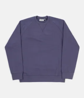 Carhartt Chase Crewneck Sweatshirt - Cold Viola / Gold