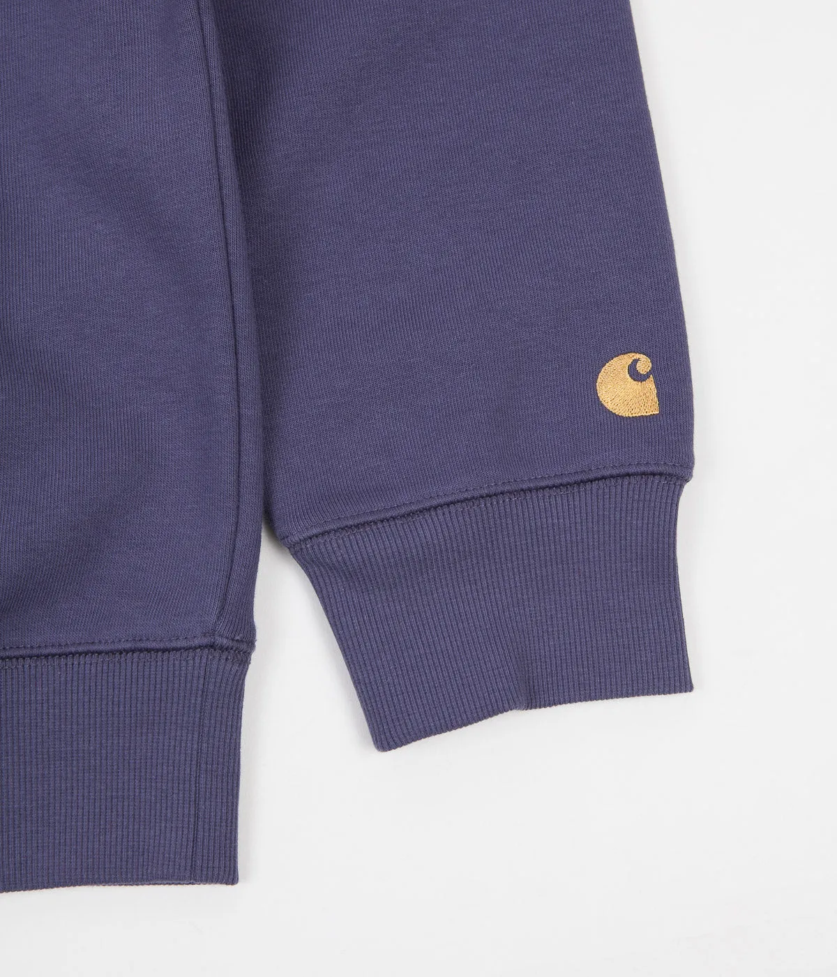 Carhartt Chase Crewneck Sweatshirt - Cold Viola / Gold