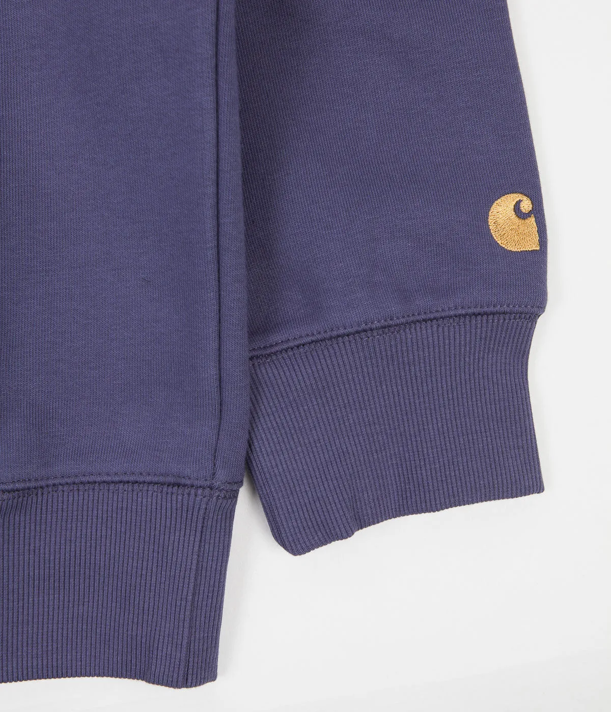 Carhartt Chase Hoodie - Cold Viola / Gold