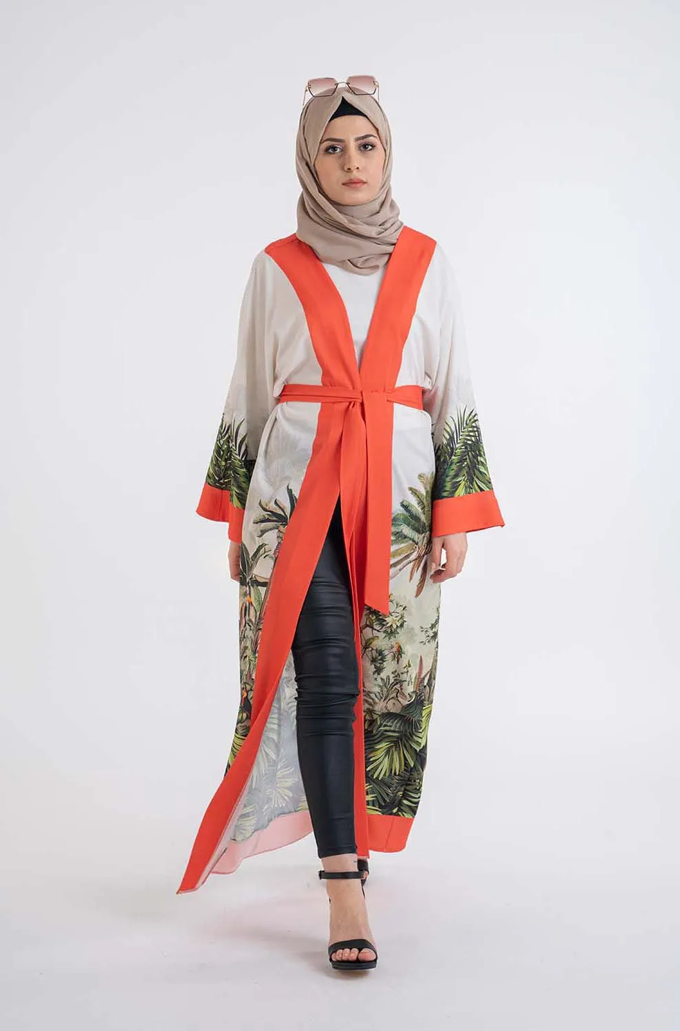 Clara Print kimono-Abaya Fashion