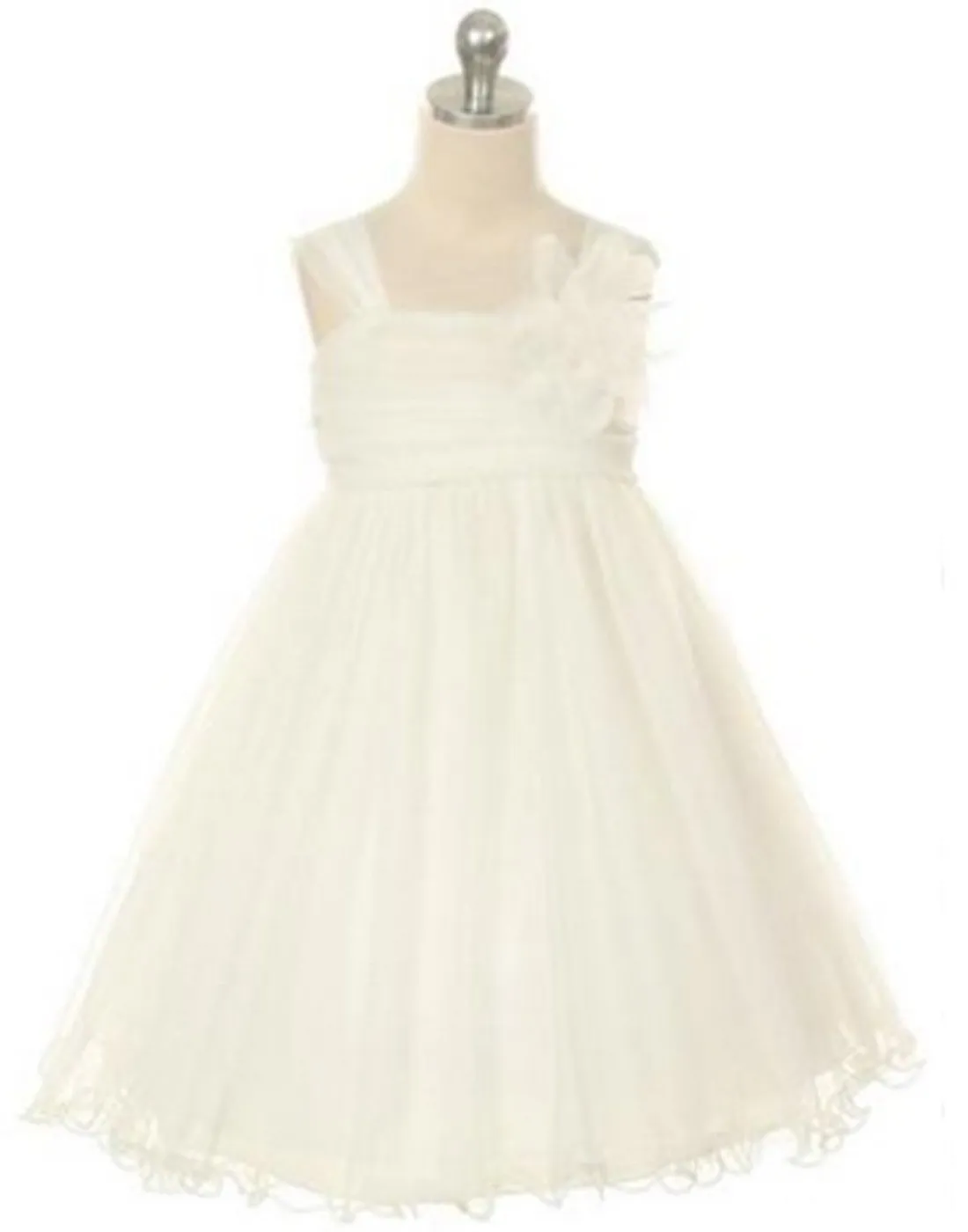 Compelling Mesh and Taffeta Overlay Dress - White