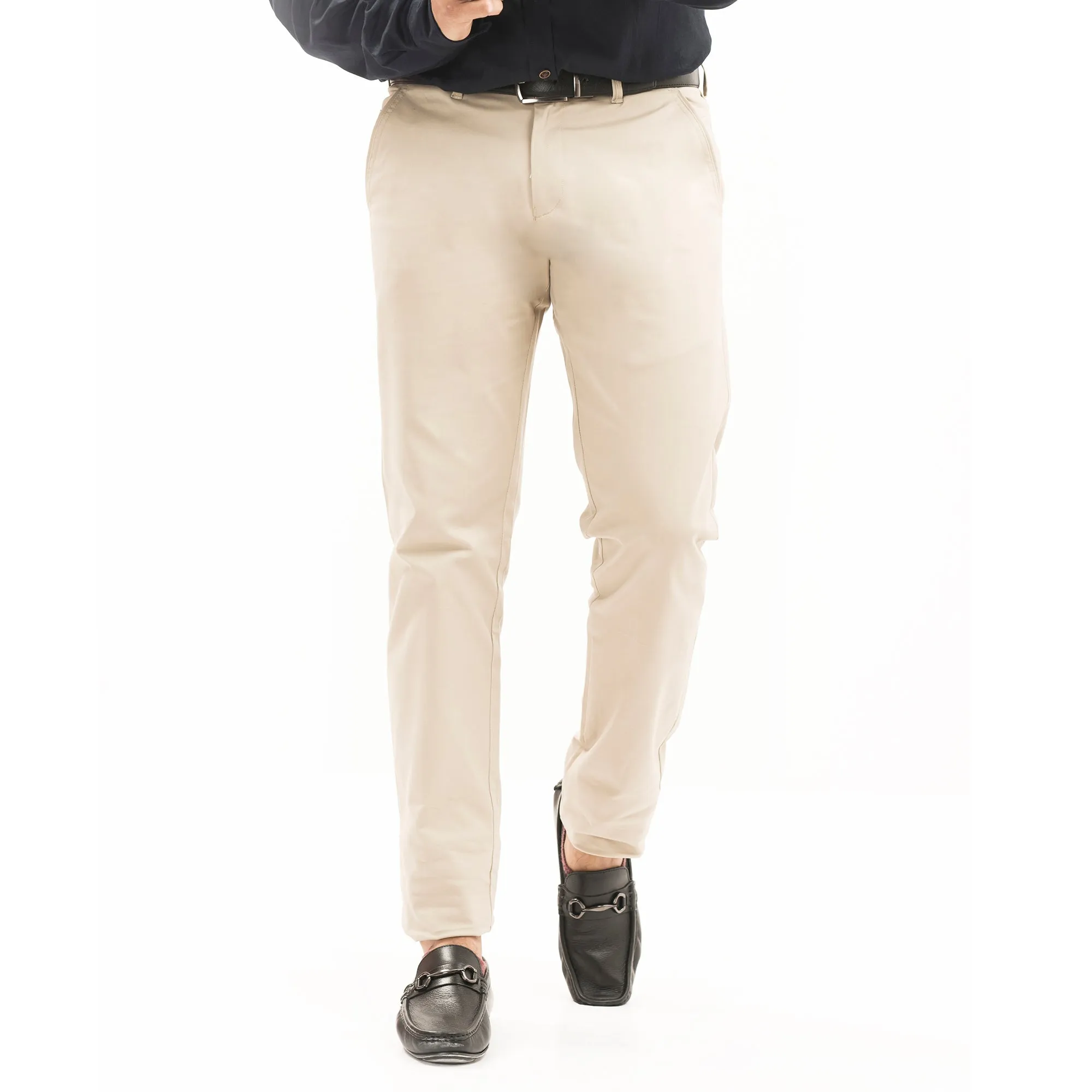 Cotton Chinos-Light Olive