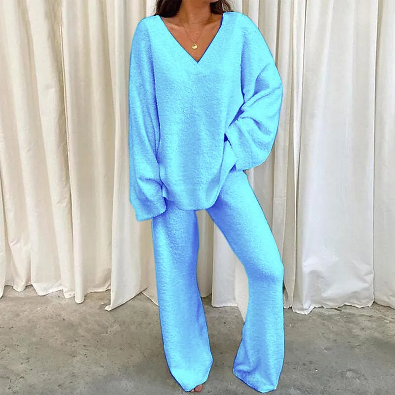 Cozy Blue 2pc Loungewear Set