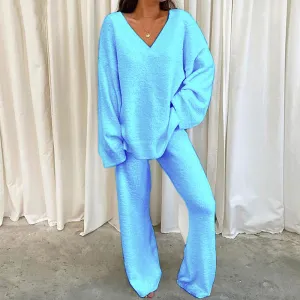 Cozy Blue 2pc Loungewear Set