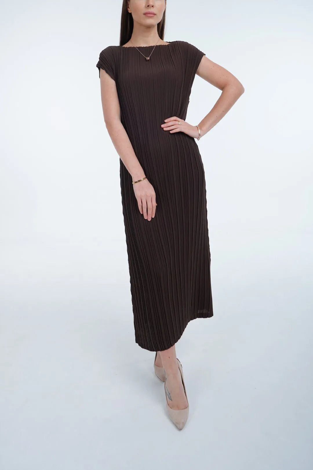 Dara Pleated Dress