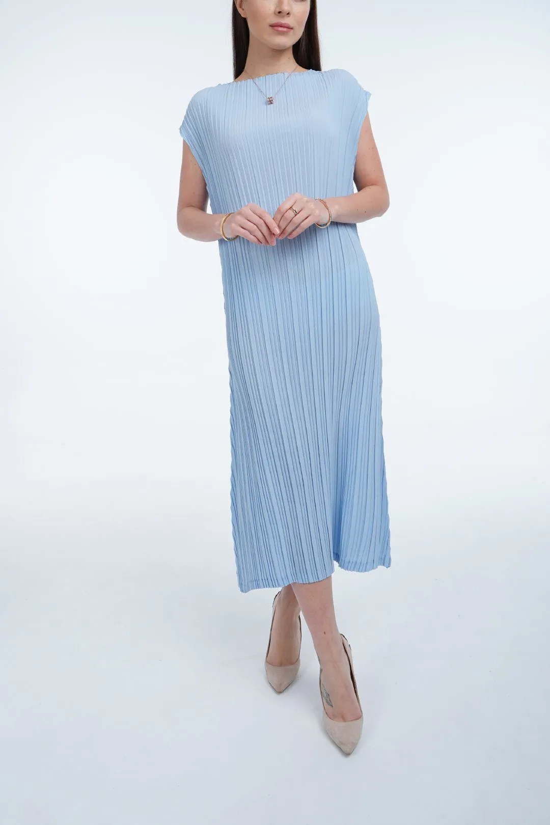 Dara Pleated Dress