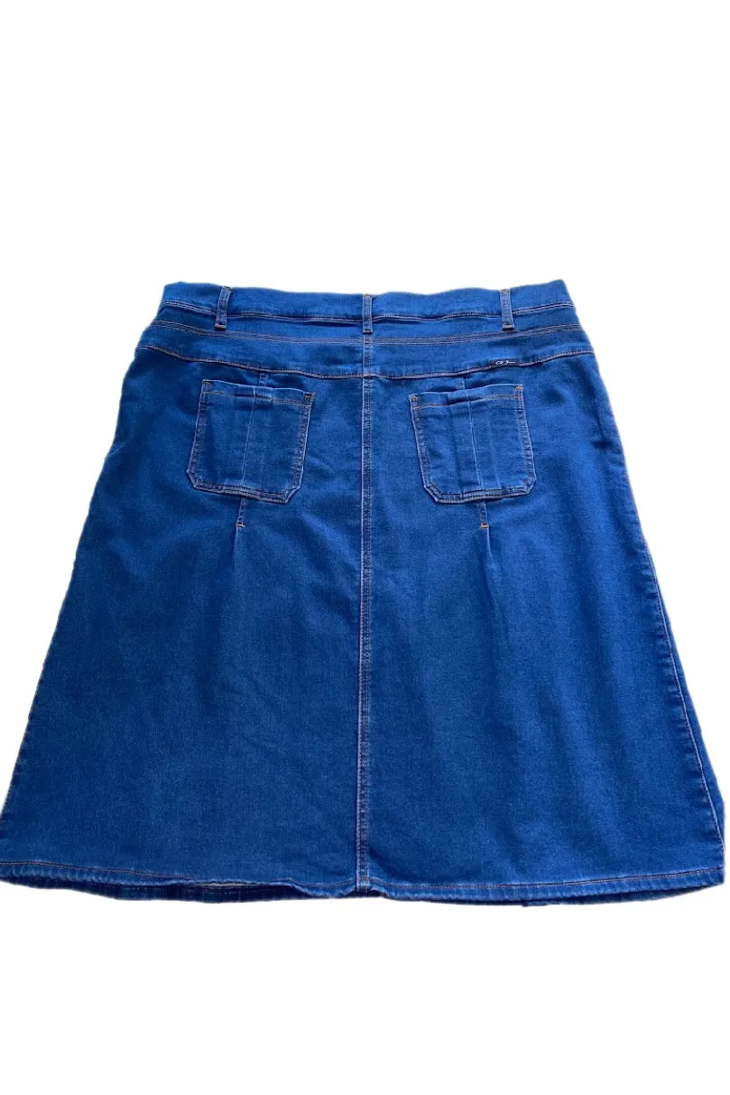 Denim Maternity Skirt Style 168-TR42F