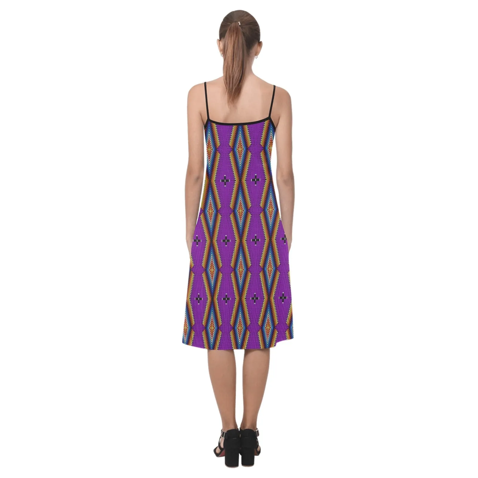 Diamond in the Bluff Purple Alcestis Slip Dress