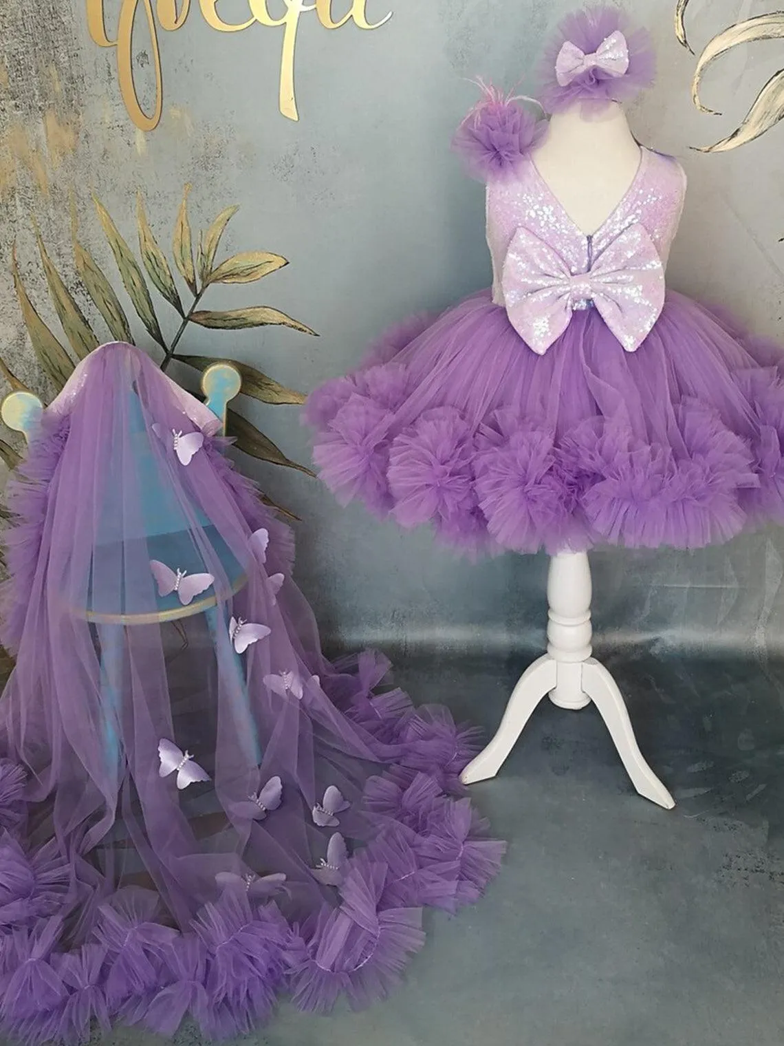 Dreamy Fairy Princess Dress Fairy Tale Purple Princess Dress