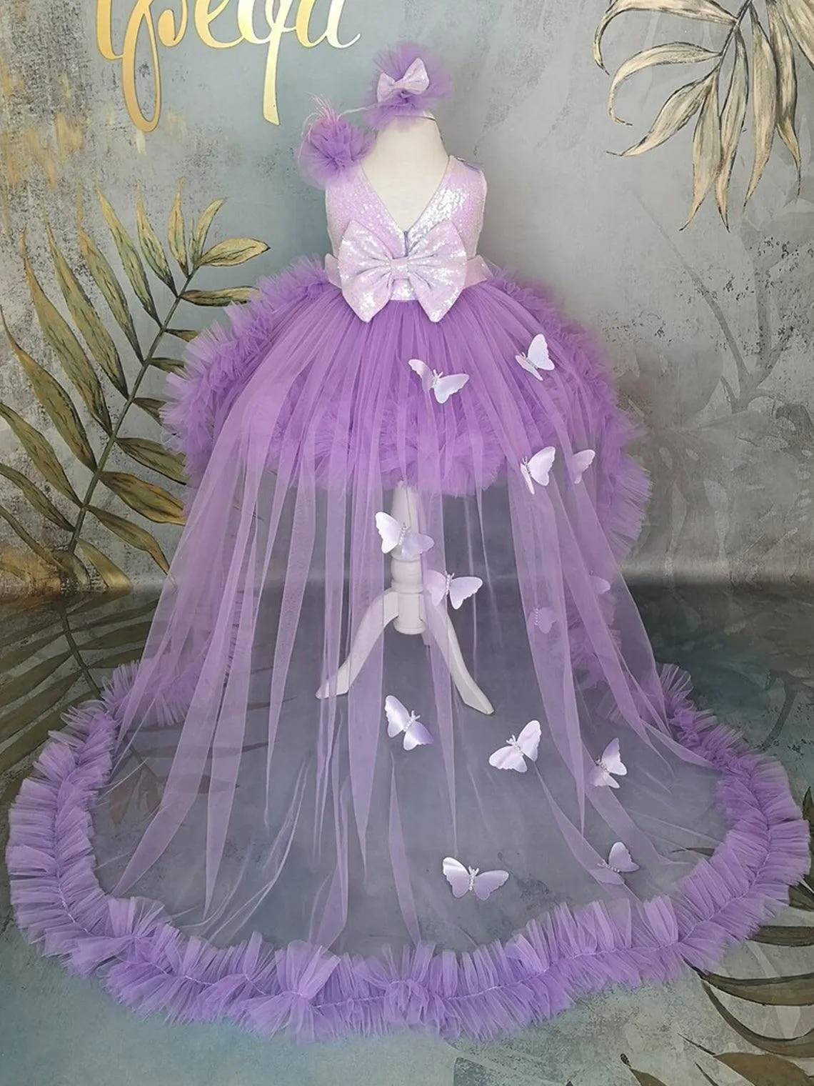 Dreamy Fairy Princess Dress Fairy Tale Purple Princess Dress