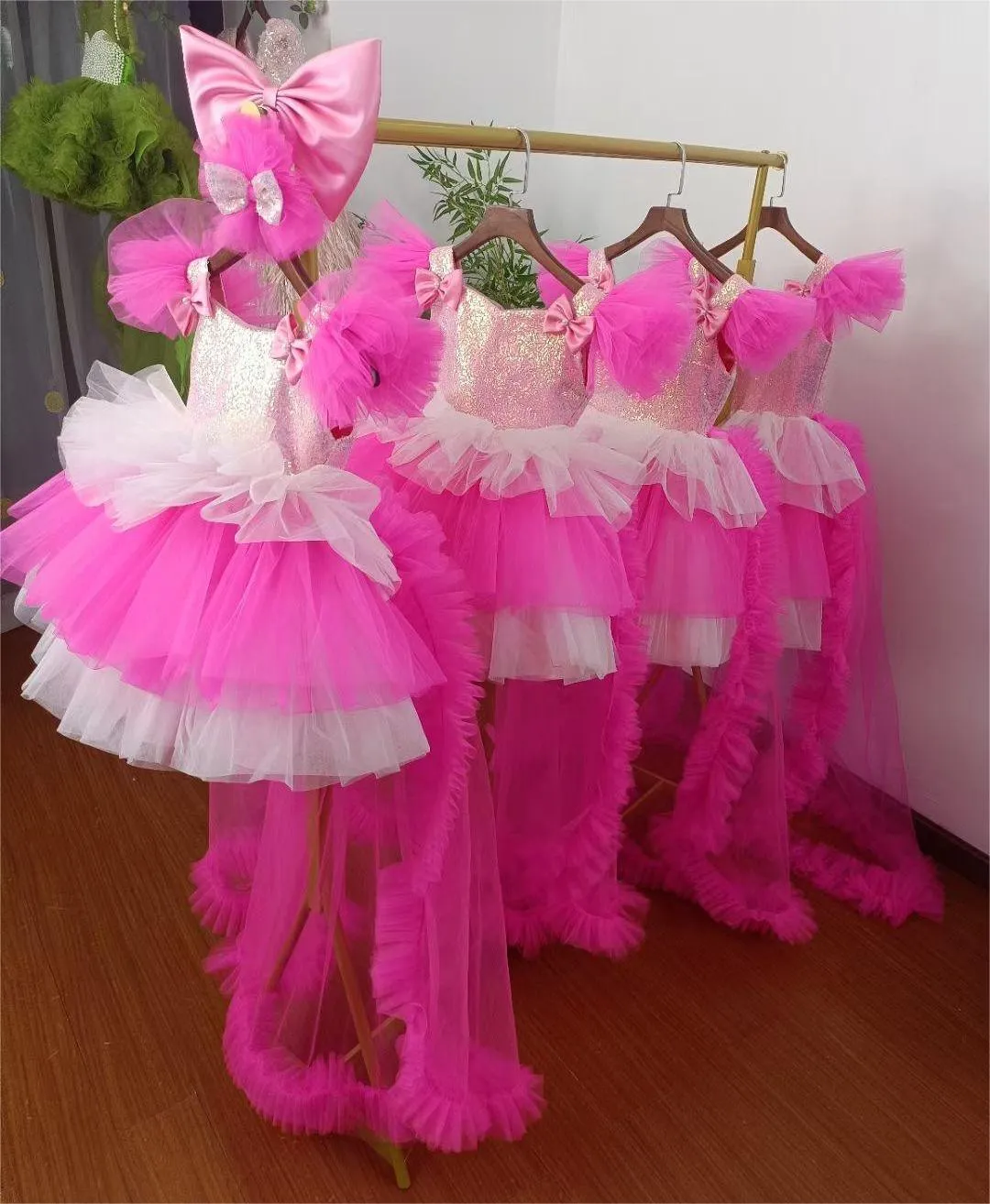 Dreamy Princess Dress Sweet Pink Layered Tulle Dress