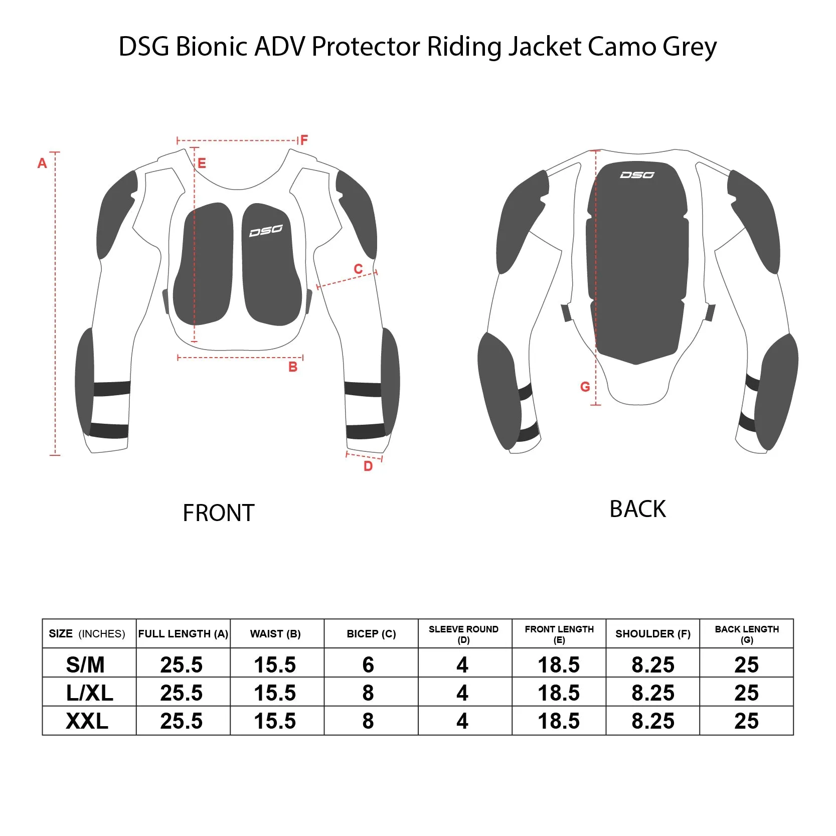 DSG Adv Riding Jacket Grey Black Yellow Flou