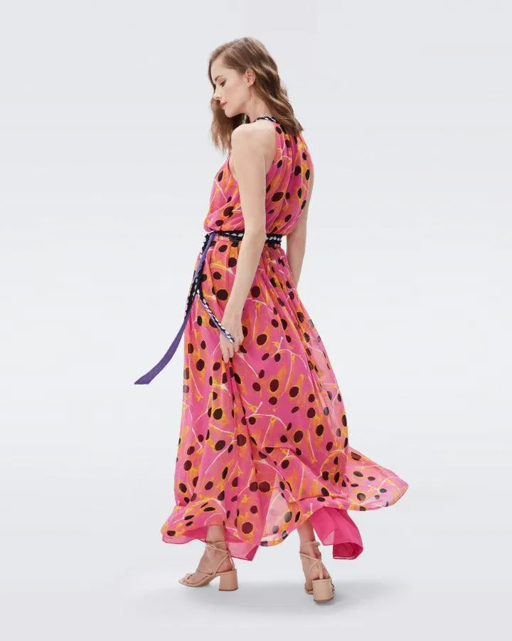 DVF Miriam Dot Maxi Dress