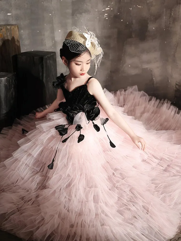 Elegant Princess Formal Dress Elegant Girls' Formal Dress Layered Tulle Girls' Formal Dress