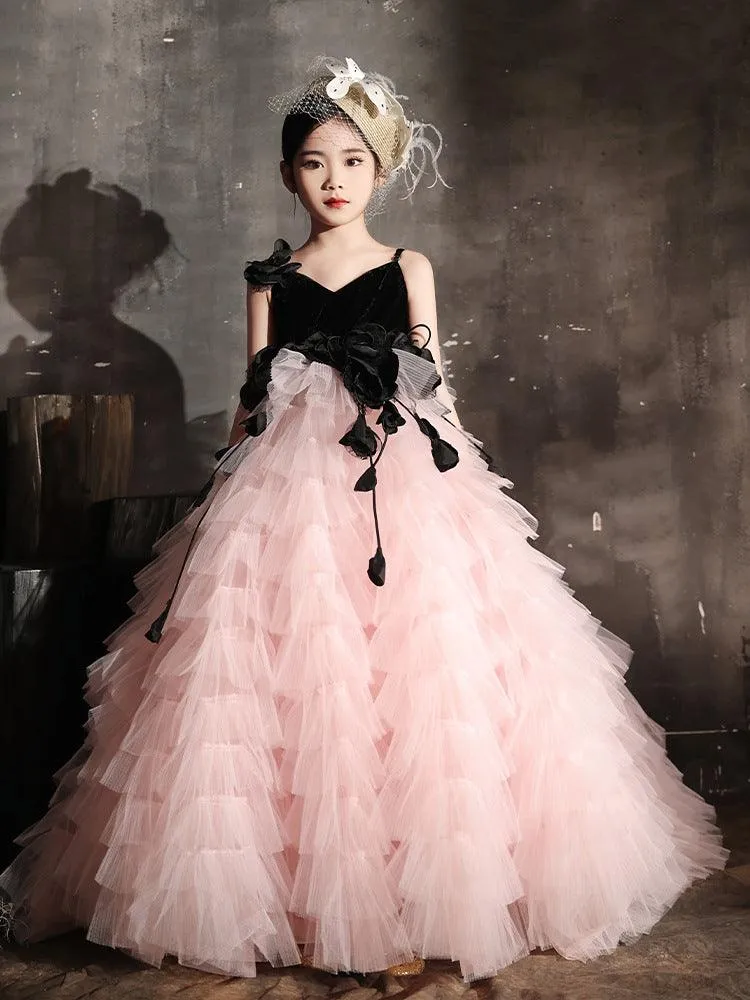 Elegant Princess Formal Dress Elegant Girls' Formal Dress Layered Tulle Girls' Formal Dress