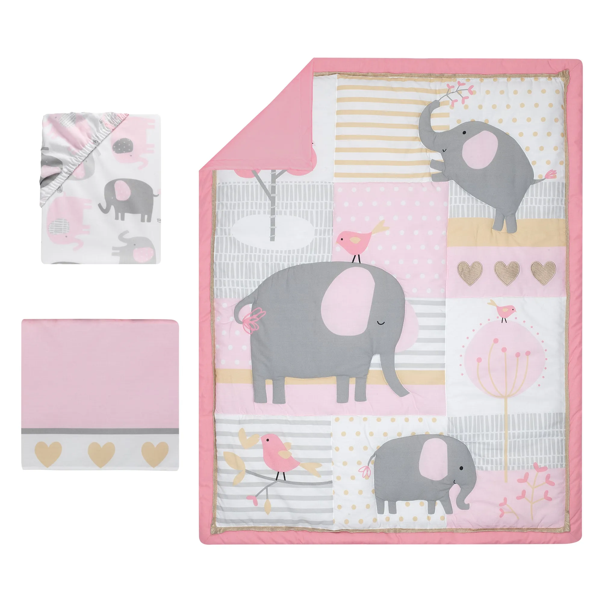 Eloise 3-Piece Crib Bedding Set