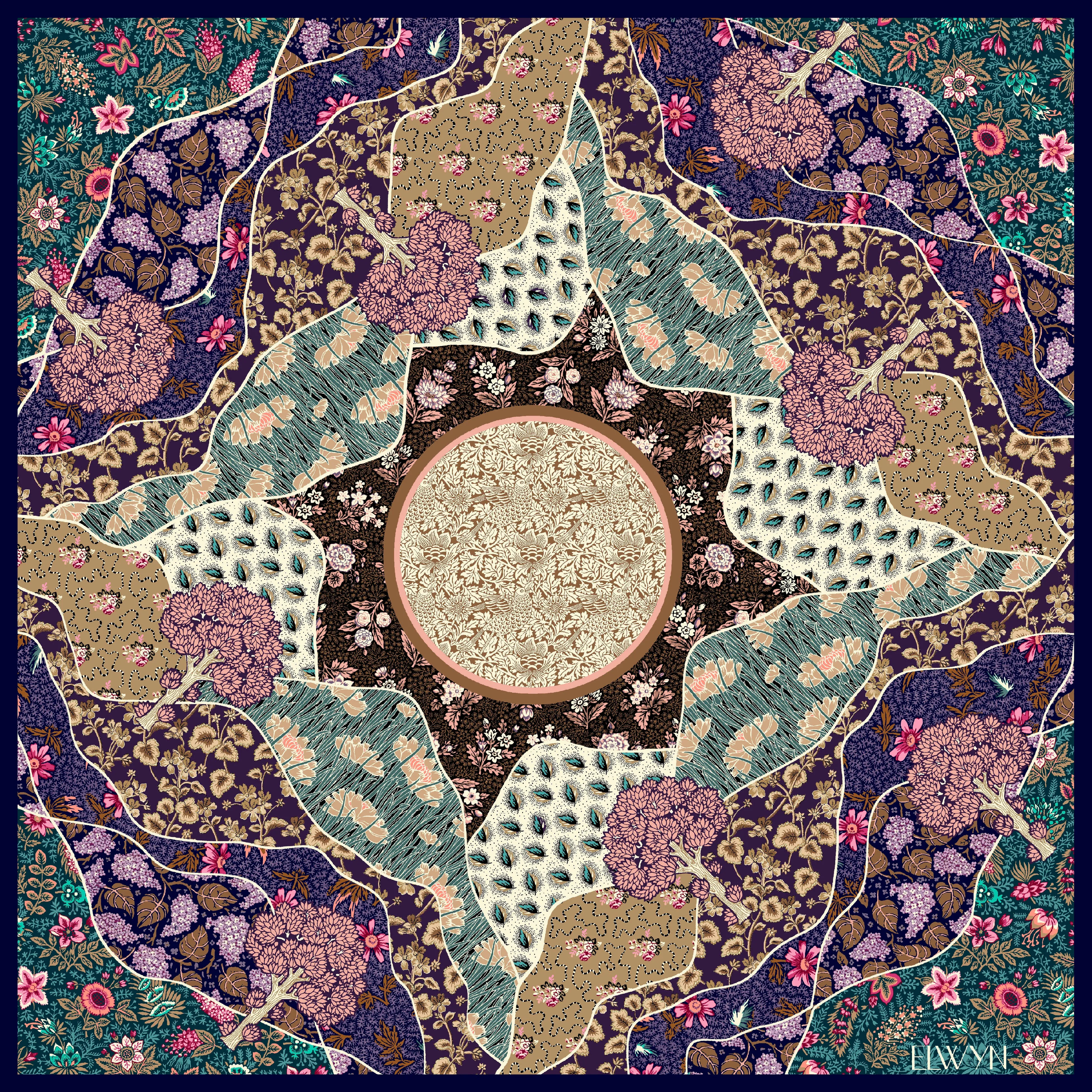 Elwyn Catskill Moonrise Bandana