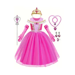 Enchanting Princess Dress Set Perfect Girls Birthday Gift