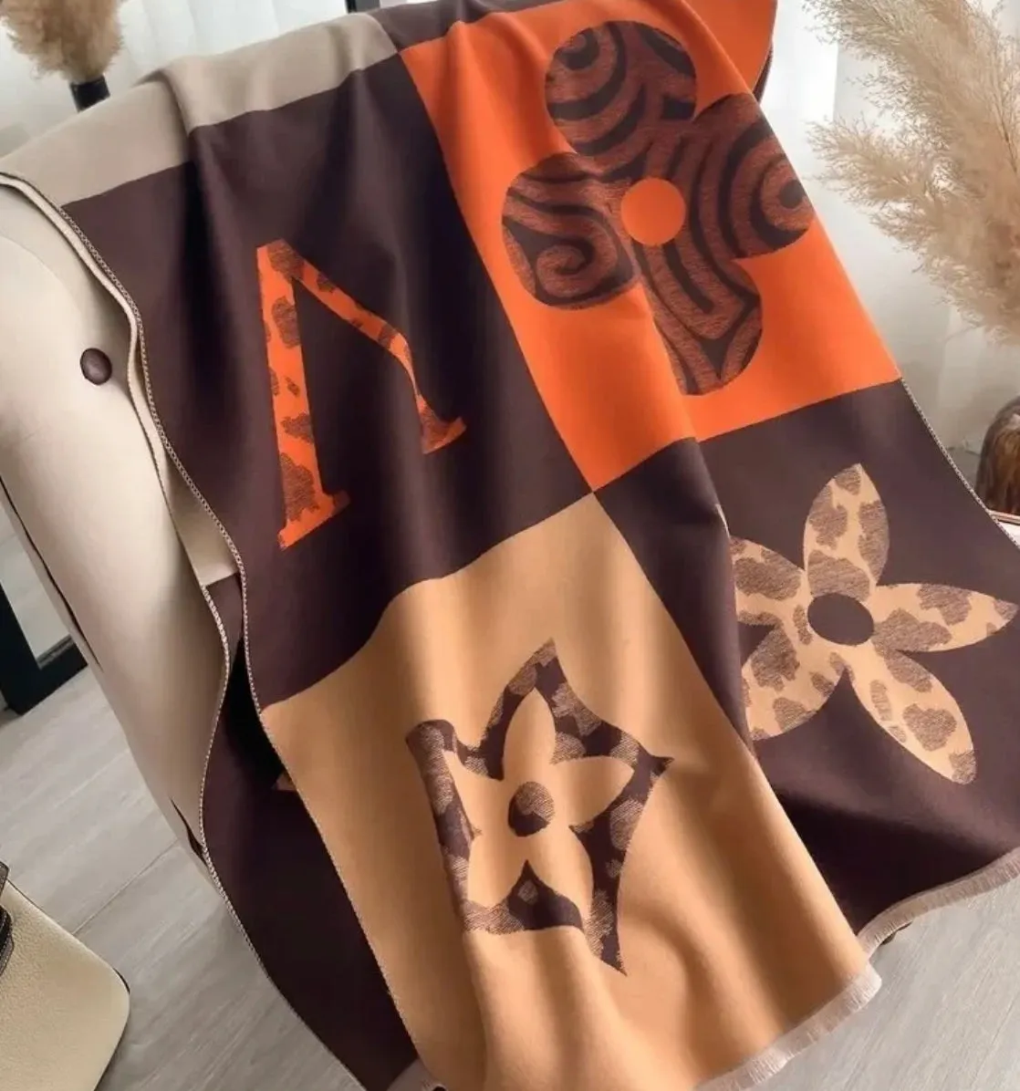 Fashion flower scarf