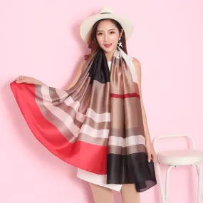 Fashion Silk Long Scarf Printed Bandana Shawl #FS-48