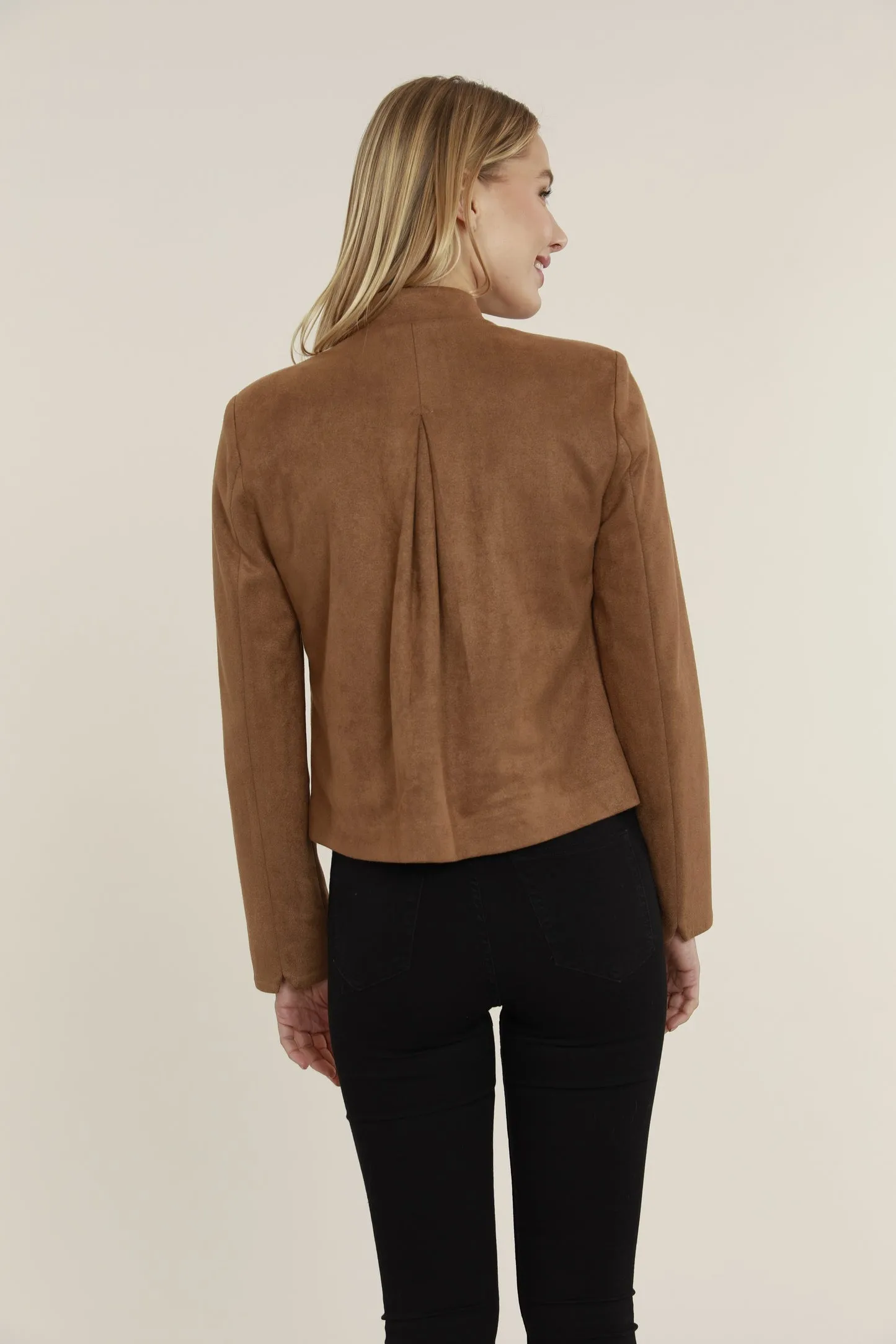 Faux Suede Jacket