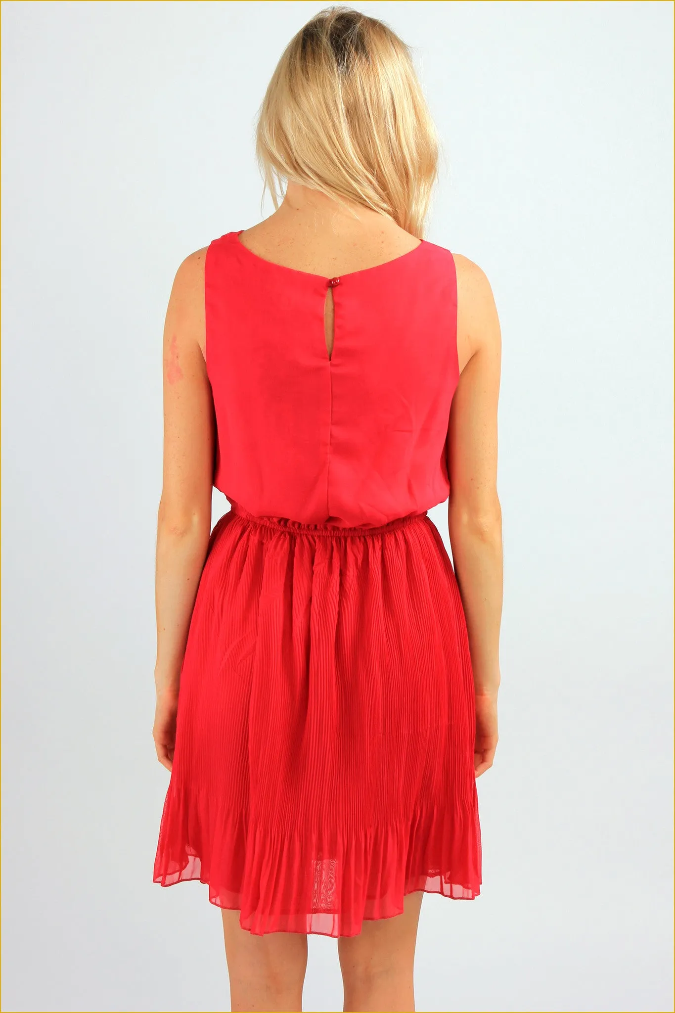 Femme Pleated Mini Dress