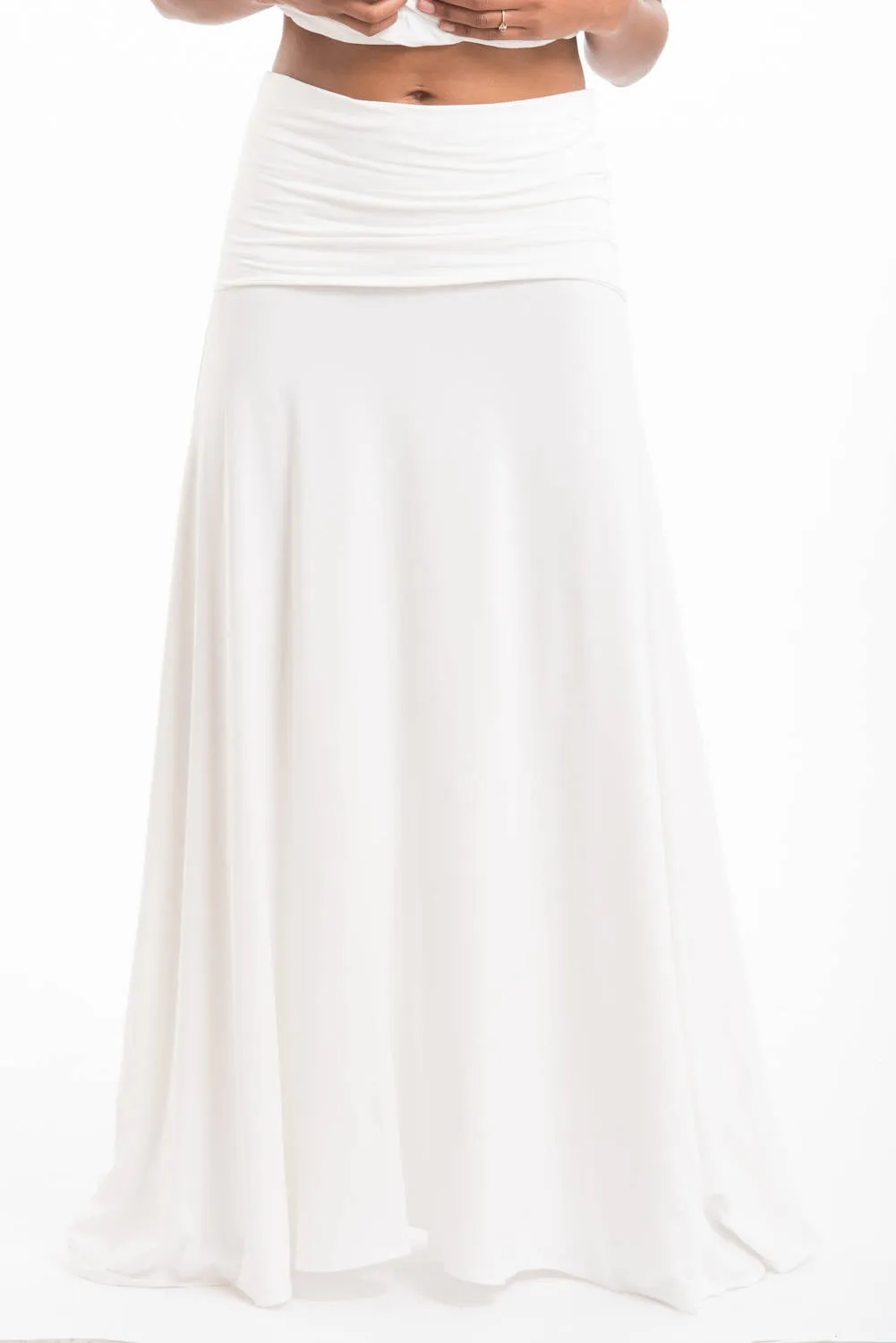 FLAMENCO SKIRT WHITE