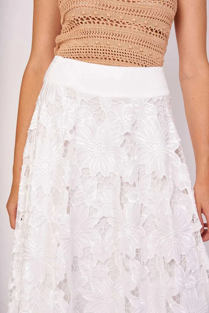 Fleuve cutwork Skirt