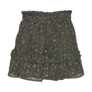 Flower Dot Skirt - Olive