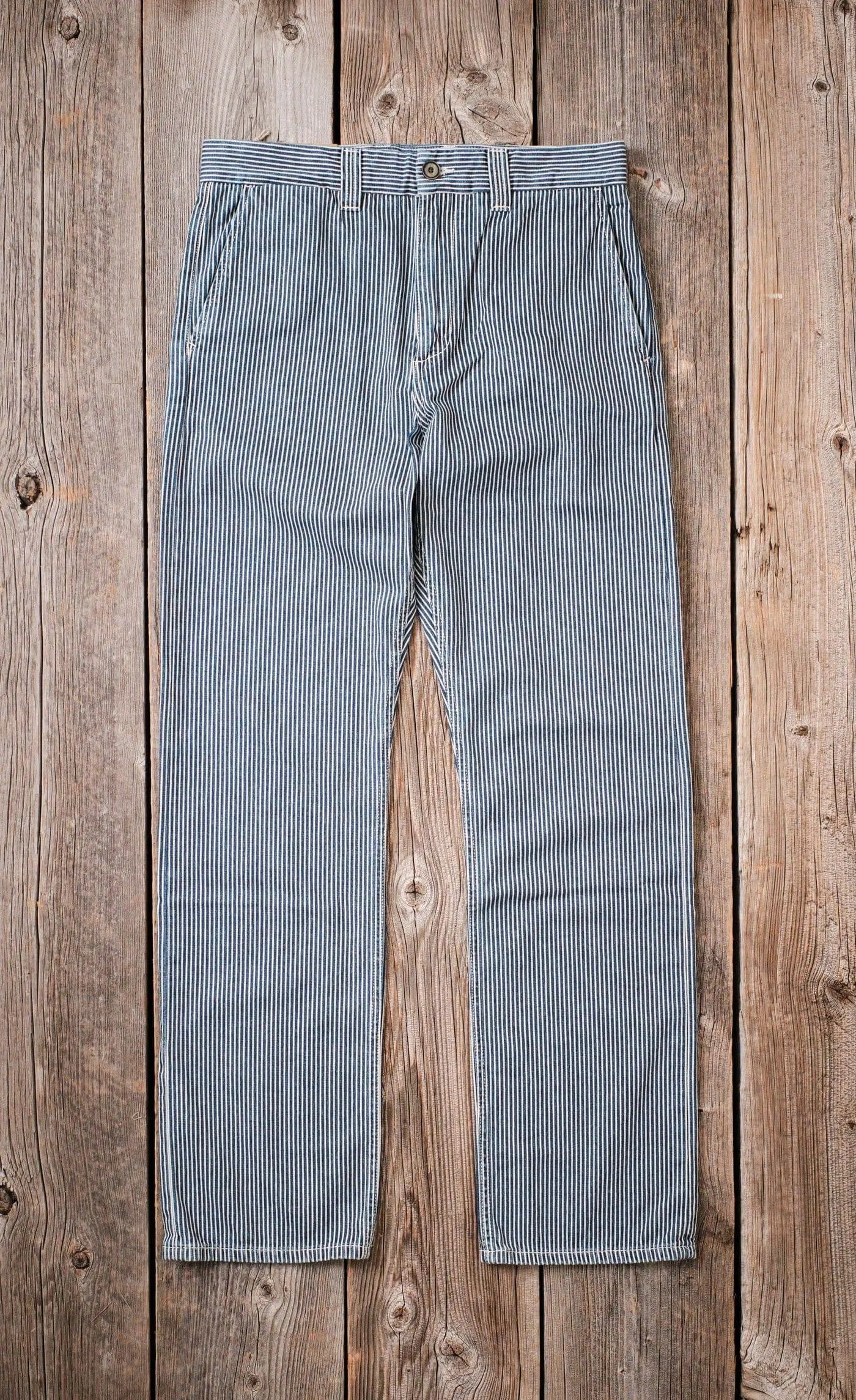 Freenote Cloth - Deck Pant Indigo Stripe