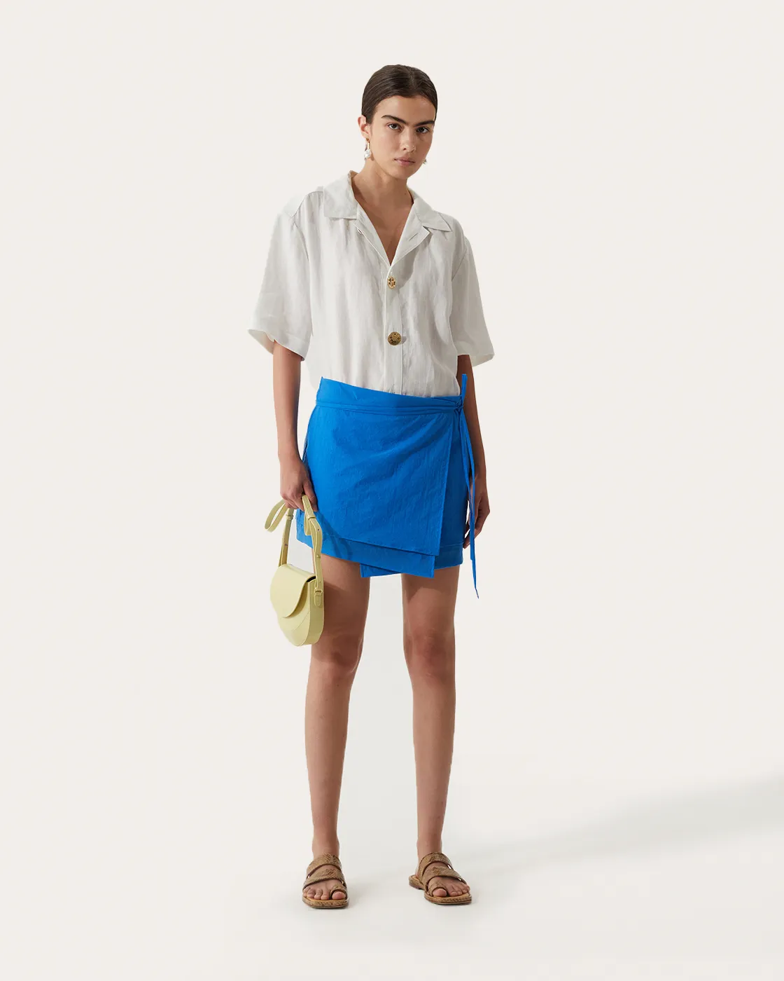 Freja Skirt Tencel Vivid Blue