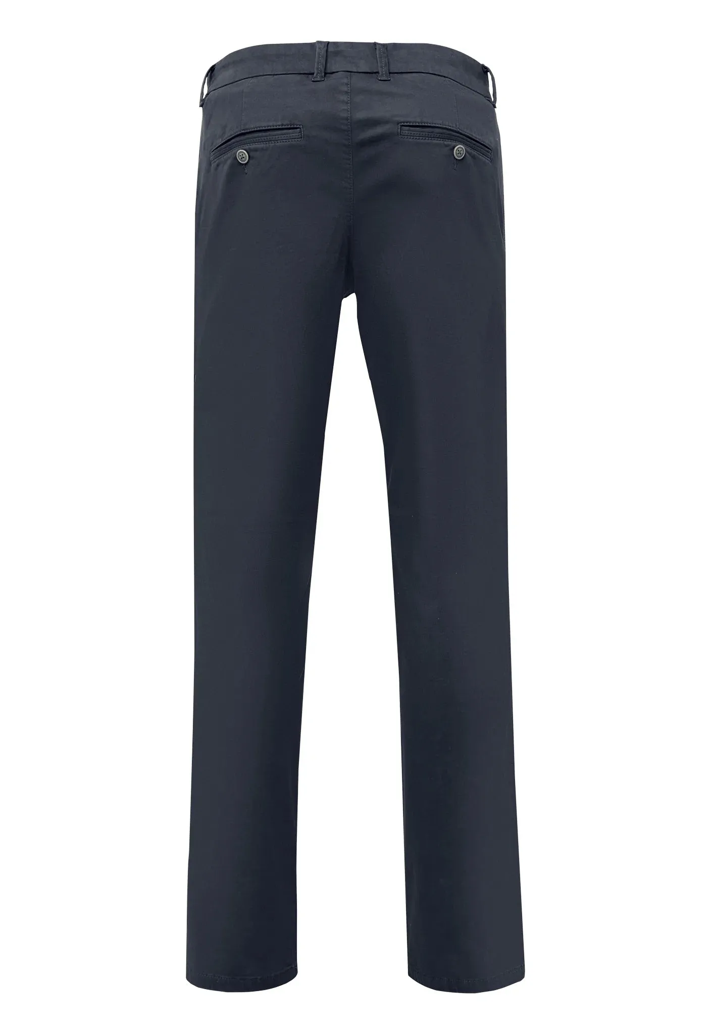 FYNCH HATTON Togo Chino Trousers - Men's Stretch Cotton – Dark Navy