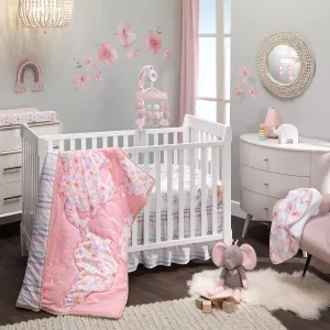 Girls Rule the World 4-Piece Crib Bedding Set