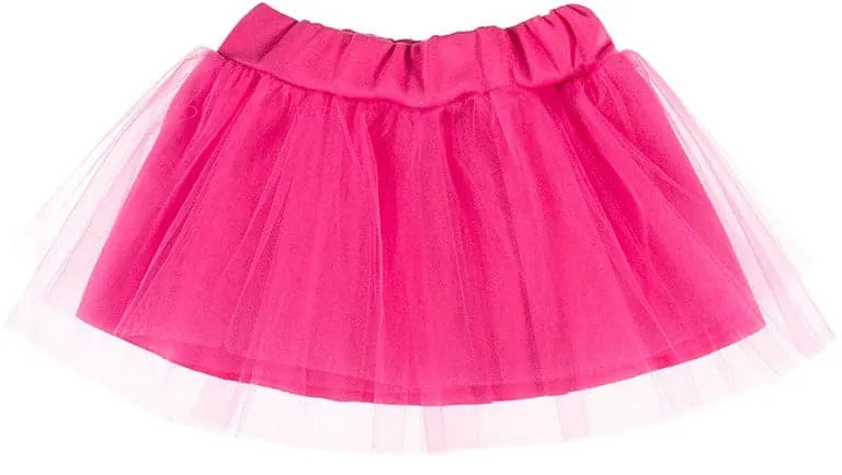 Girls Summer Tulle Skirt In Pink