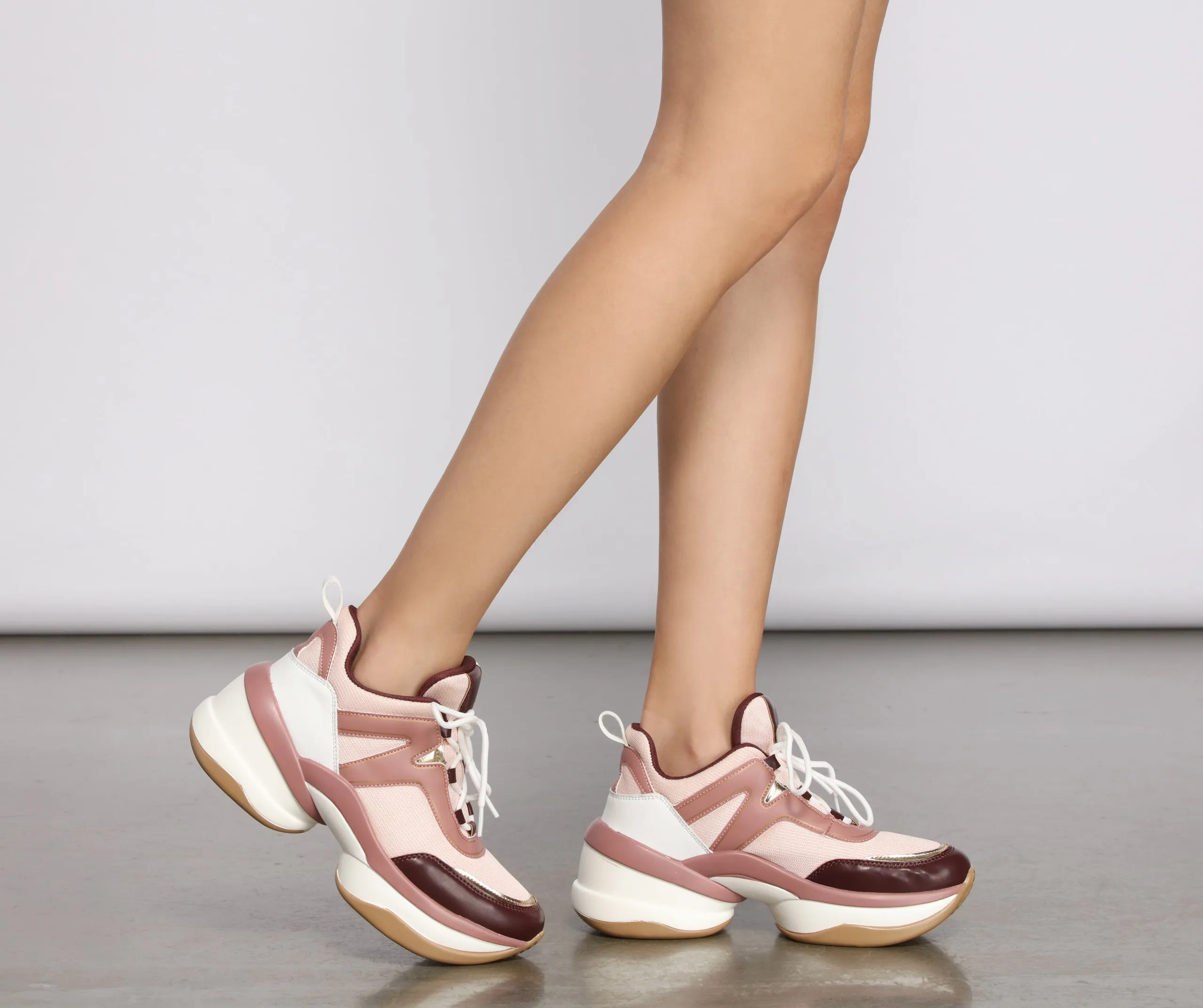 Glam and Chic Chunky Sneakers