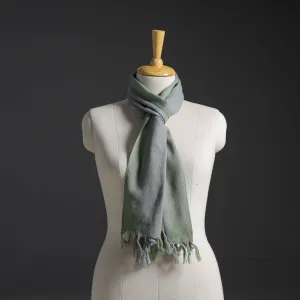 Green - Kumaun Handwoven Pure Merino Wool Scarf 250