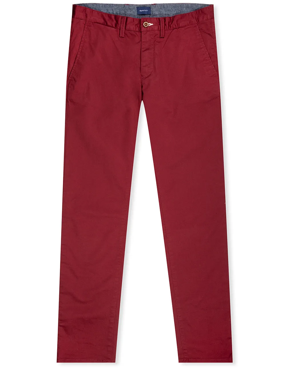 Hallden Twill Chinos-Cabernet Red