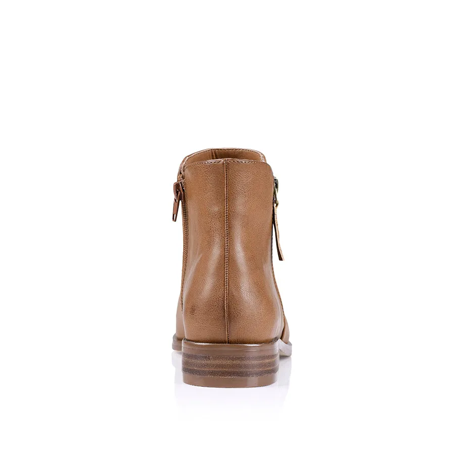 Hawk Ankle Boots - Tan