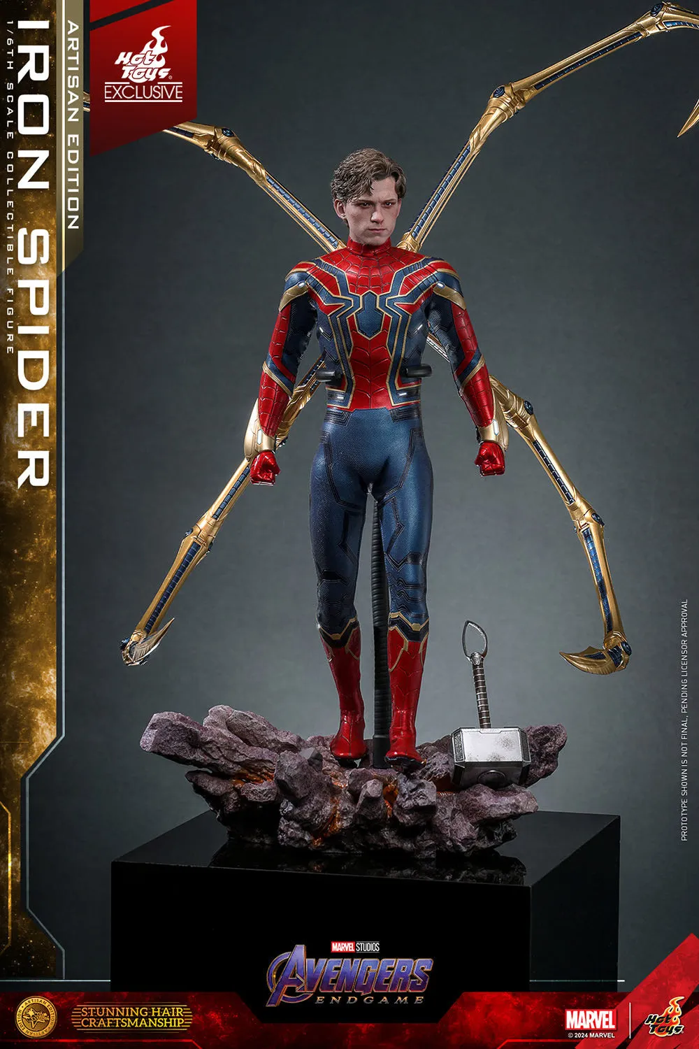 HOT TOYS MARVEL’S AVENGERS: ENDGAME - 1/6TH SCALE IRON SPIDER COLLECTIBLE FIGURE (ARTISAN EDITION）- MMS761AE