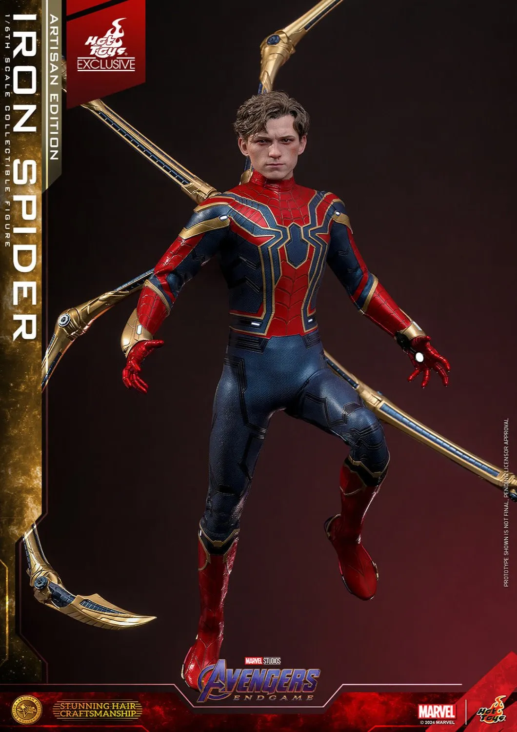 HOT TOYS MARVEL’S AVENGERS: ENDGAME - 1/6TH SCALE IRON SPIDER COLLECTIBLE FIGURE (ARTISAN EDITION）- MMS761AE