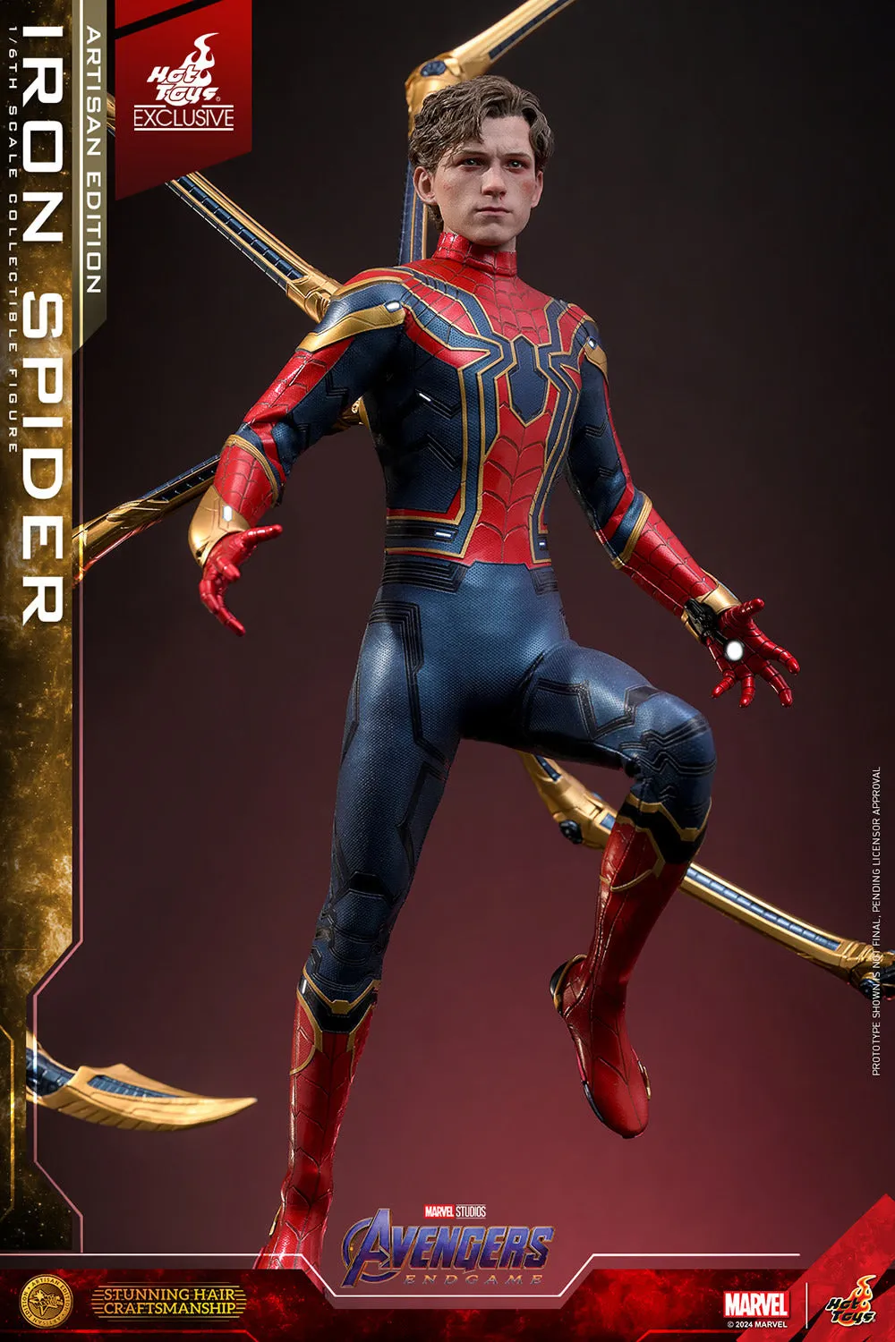 HOT TOYS MARVEL’S AVENGERS: ENDGAME - 1/6TH SCALE IRON SPIDER COLLECTIBLE FIGURE (ARTISAN EDITION）- MMS761AE