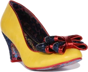 Irregular Choice Ban Joe Croc Effect In Yellow For Women