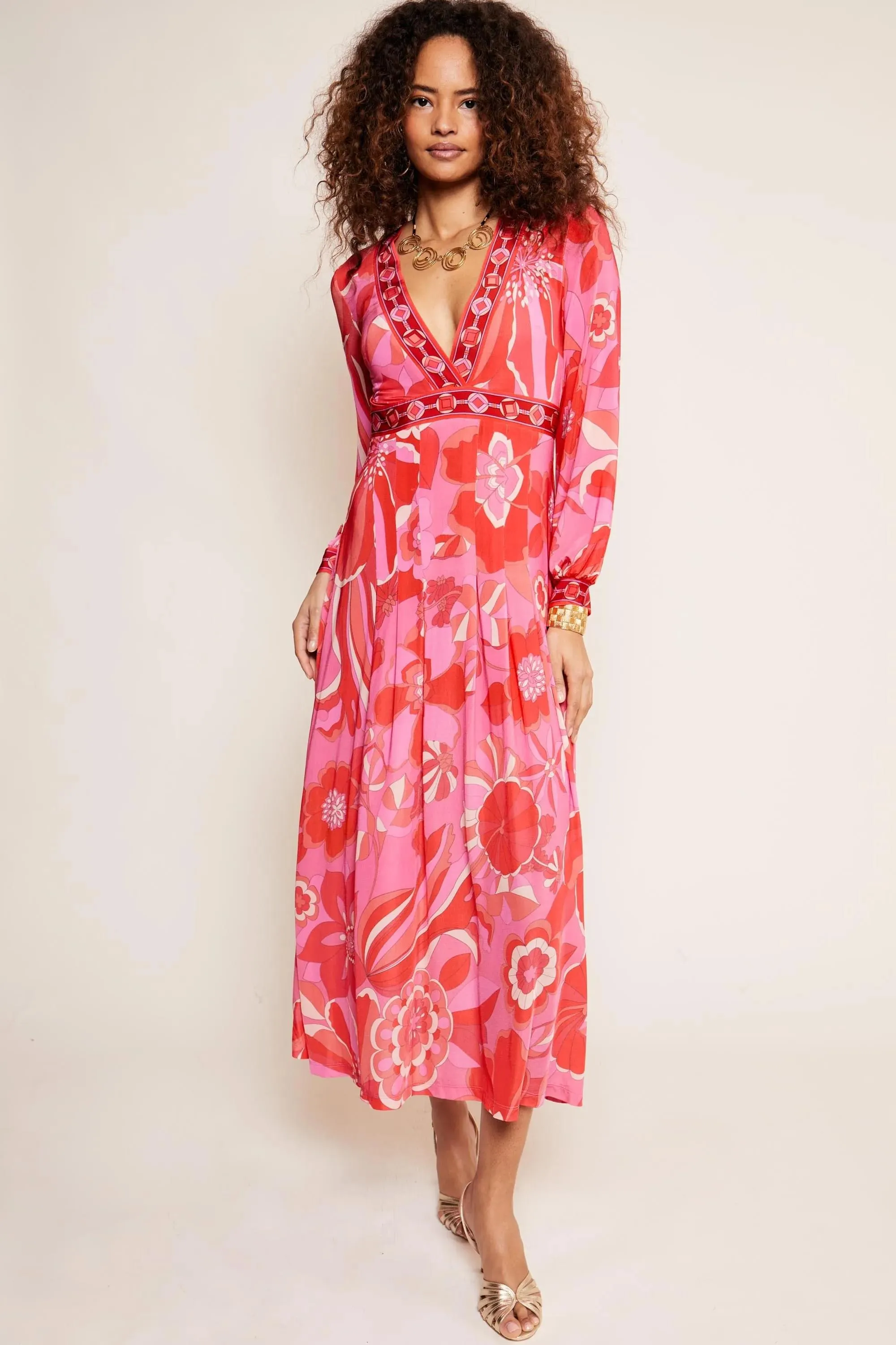 Kerani - Miami Floral Cerise