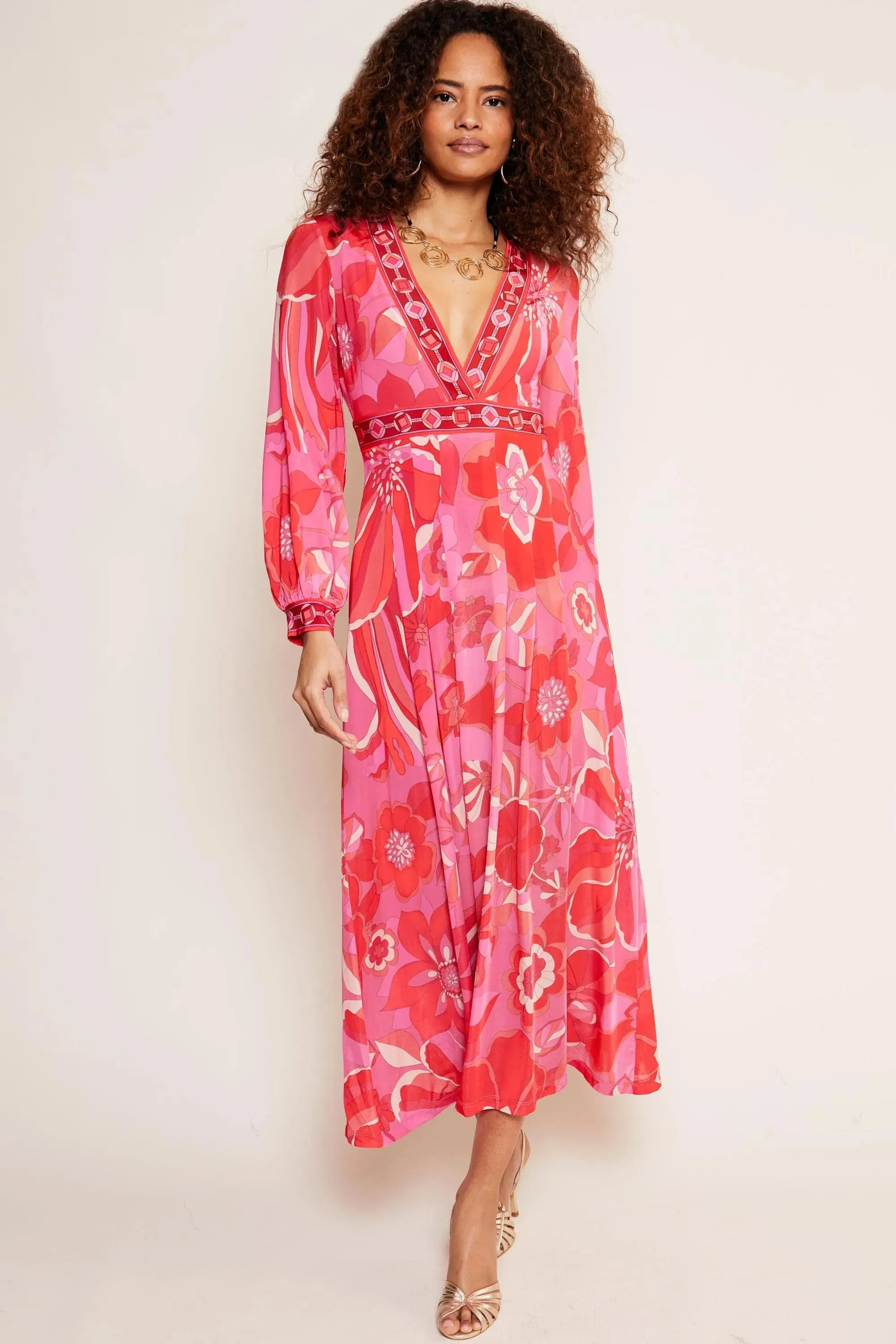 Kerani - Miami Floral Cerise