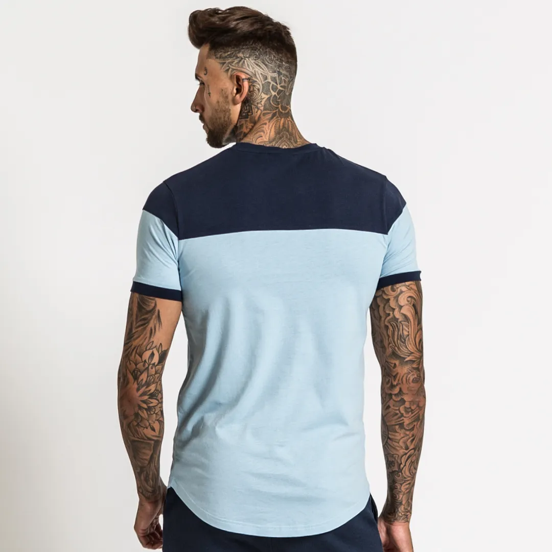 Klass Tee - Light Blue/Navy